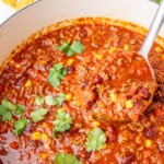 Chili con carne pinnable image.